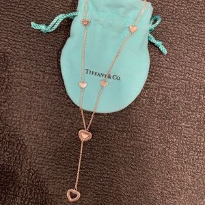 Tiffany & Co Lariat Heart Necklace
